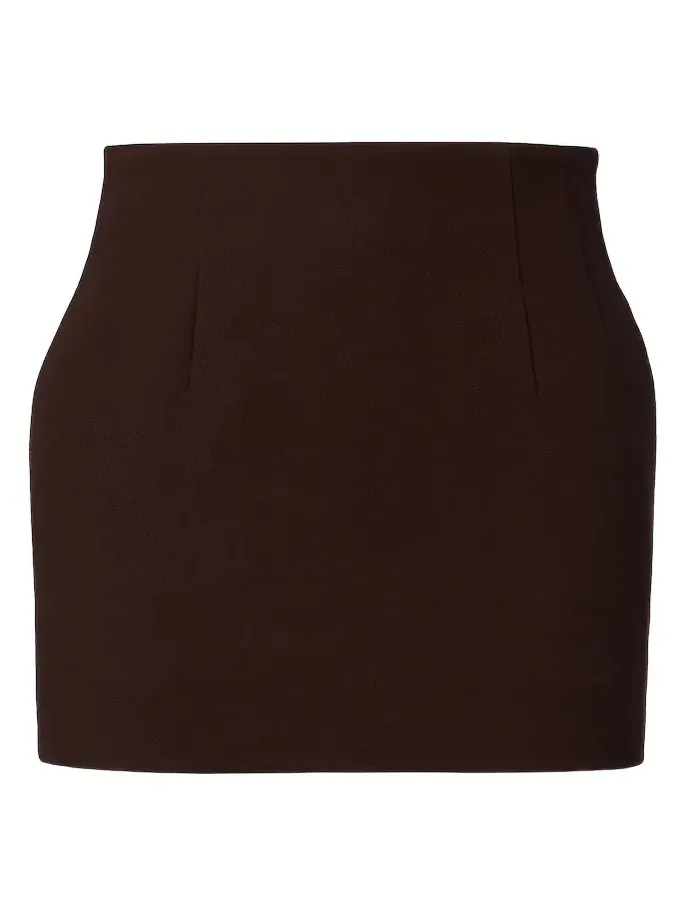 Wardrobe. NYC Virgin wool miniskirt