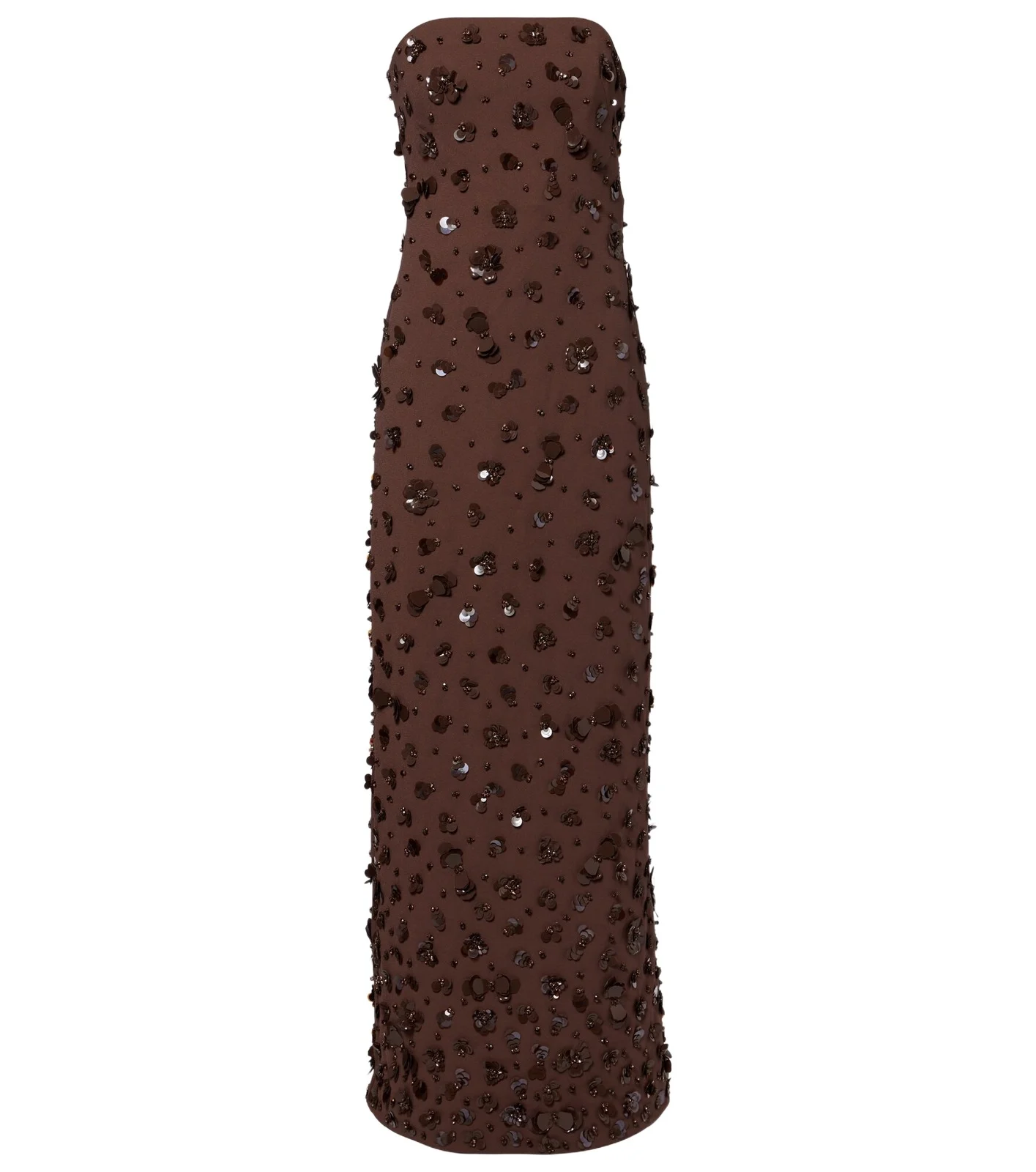 Serafina embellished bustier gown