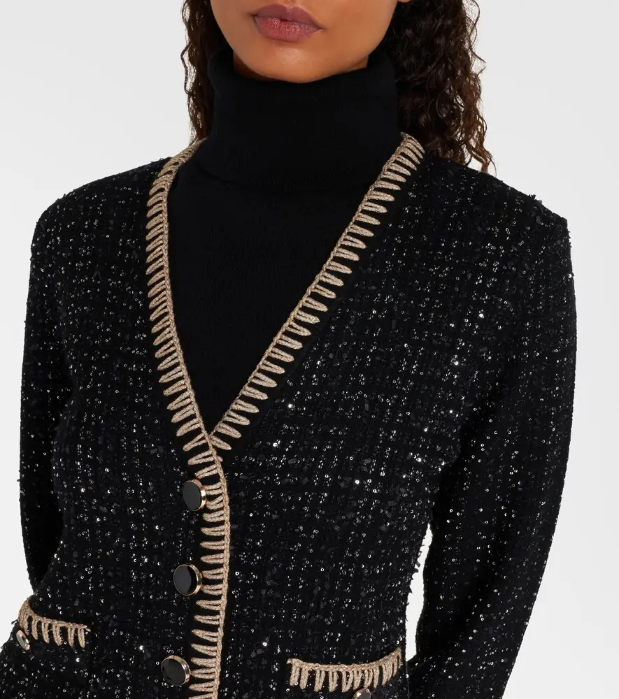 Veronica Beard Ceriani tweed cardigan | Thumbnail 5 Veronica Beard Ceriani tweed cardigan | Thumbnail 5