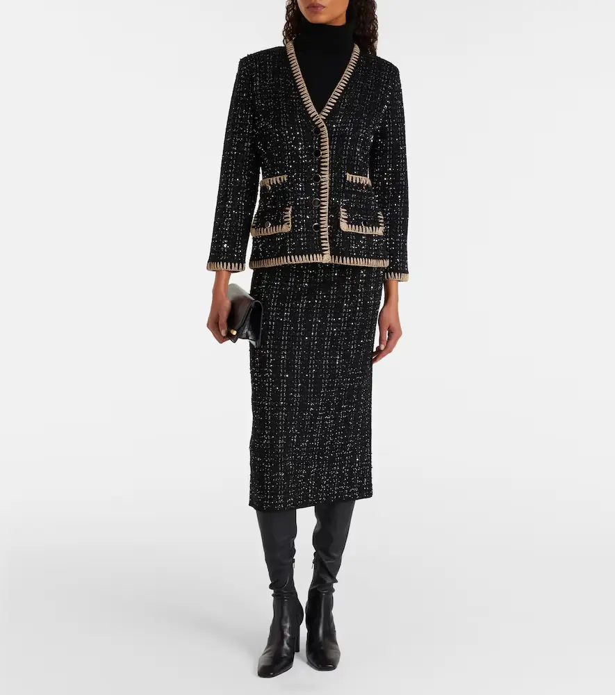 Veronica Beard Ceriani tweed cardigan | Thumbnail 6 Veronica Beard Ceriani tweed cardigan | Thumbnail 6