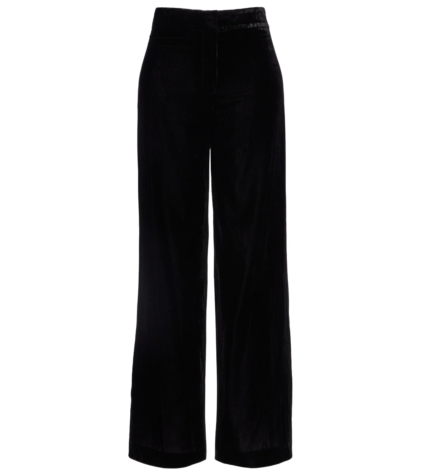 Alex high-rise velvet wide-leg pants Alex high-rise velvet wide-leg pants