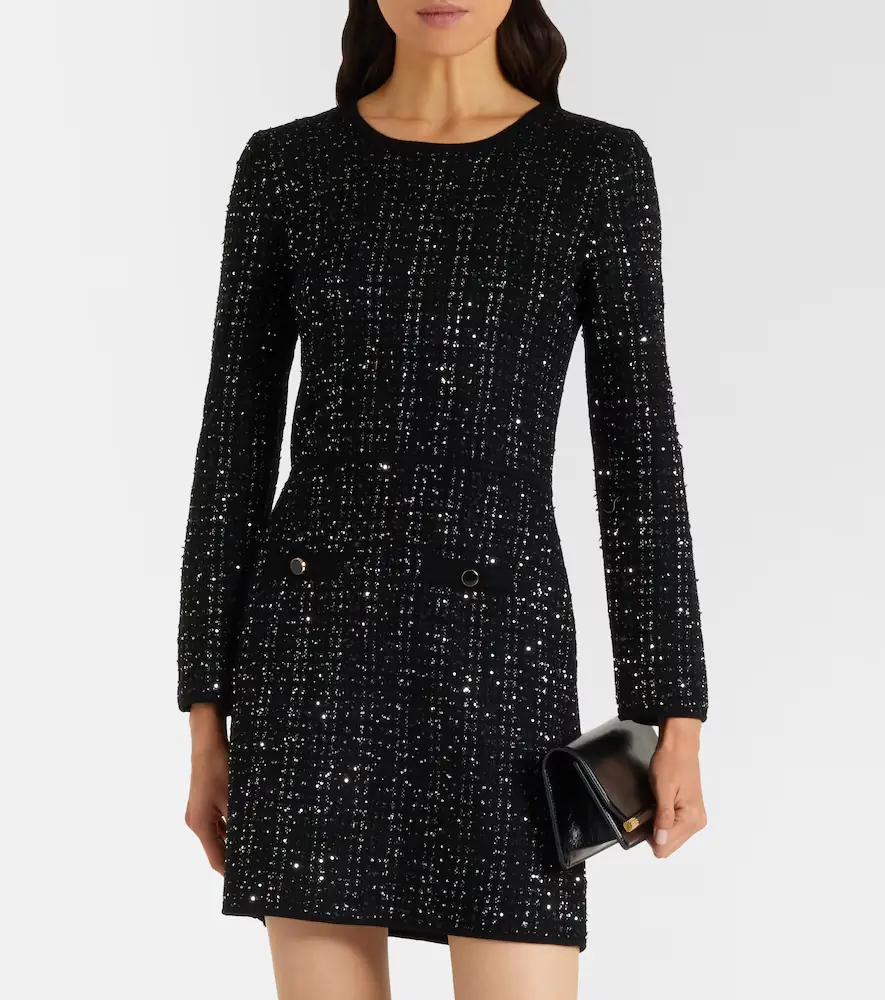 Veronica Beard Channing tweed minidress | Thumbnail 2
