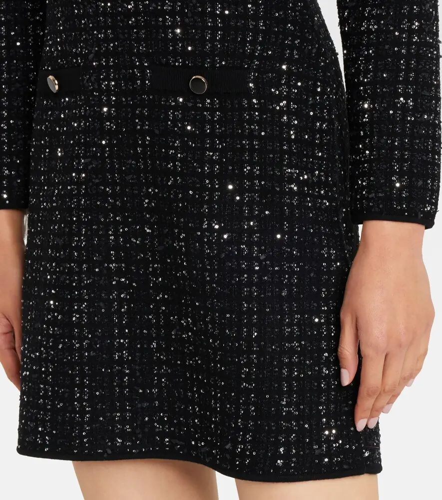 Veronica Beard Channing tweed minidress | Thumbnail 4