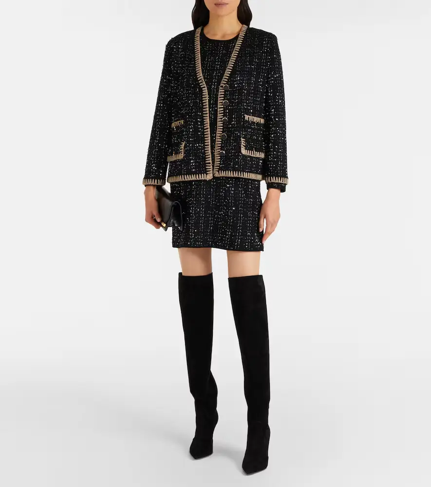 Veronica Beard Channing tweed minidress | Thumbnail 6