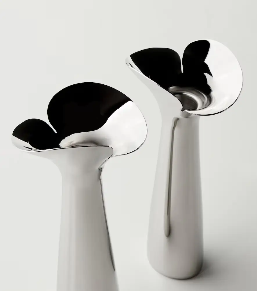 Georg Jensen Bloom Botanica set of 2 candle holders by Helle Damkjær | Thumbnail 3