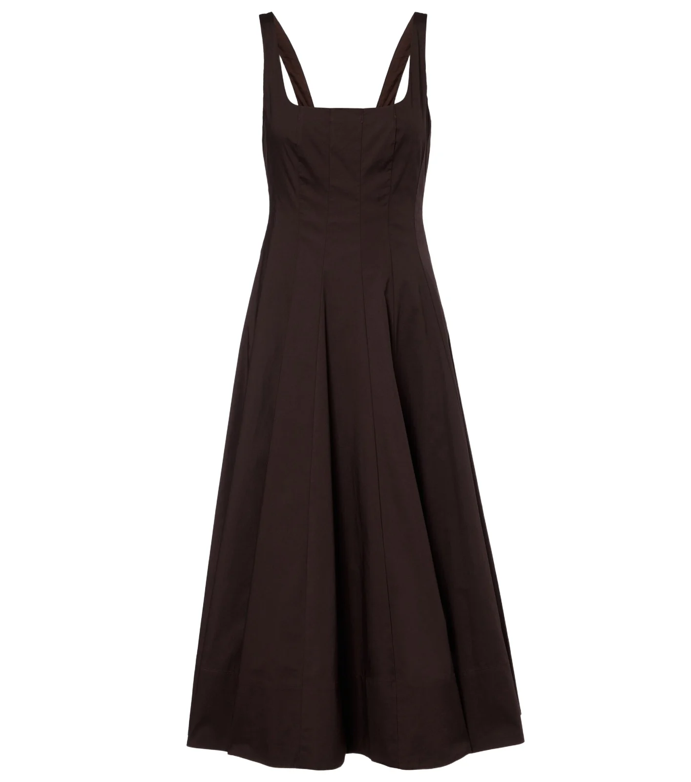 Pleated cotton midi dress Pleated cotton midi dress