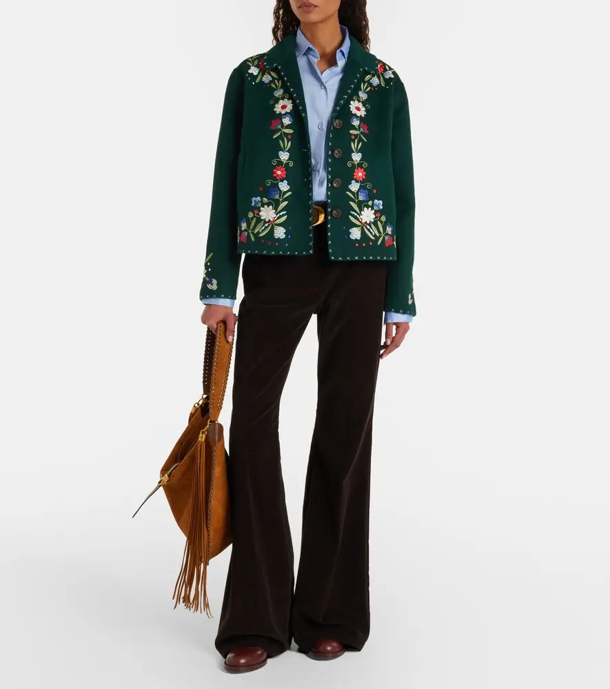 Rixo Jude embroidered wool-blend jacket | Thumbnail 5 Rixo Jude embroidered wool-blend jacket | Thumbnail 5
