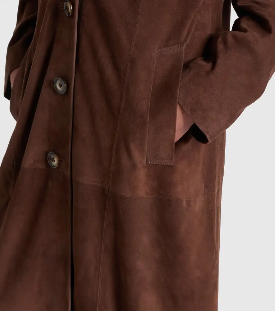 Rixo Astraea suede coat | Thumbnail 5 Rixo Astraea suede coat | Thumbnail 5