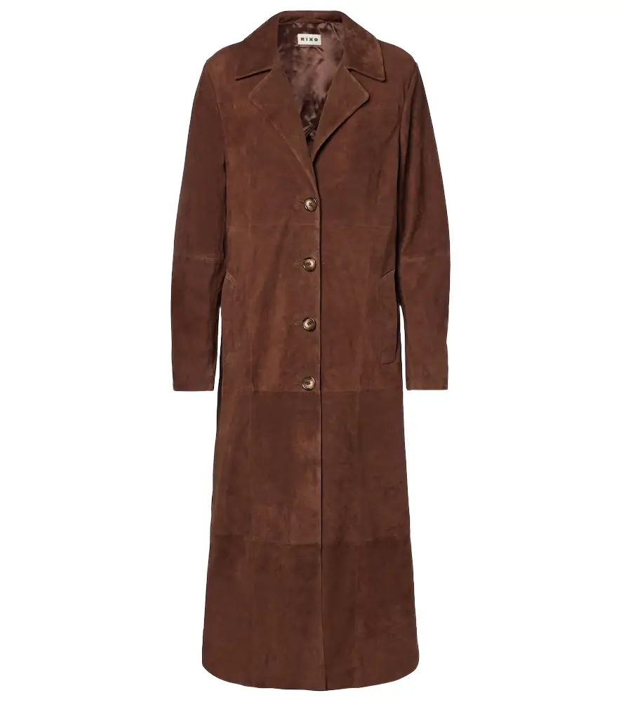 Rixo Astraea suede coat | Image 1 Rixo Astraea suede coat | Image 1