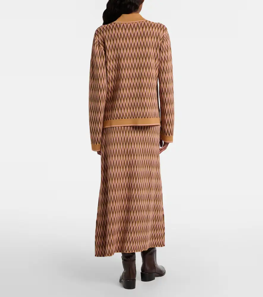 Rixo Brandy jacquard midi skirt | Thumbnail 3 Rixo Brandy jacquard midi skirt | Thumbnail 3