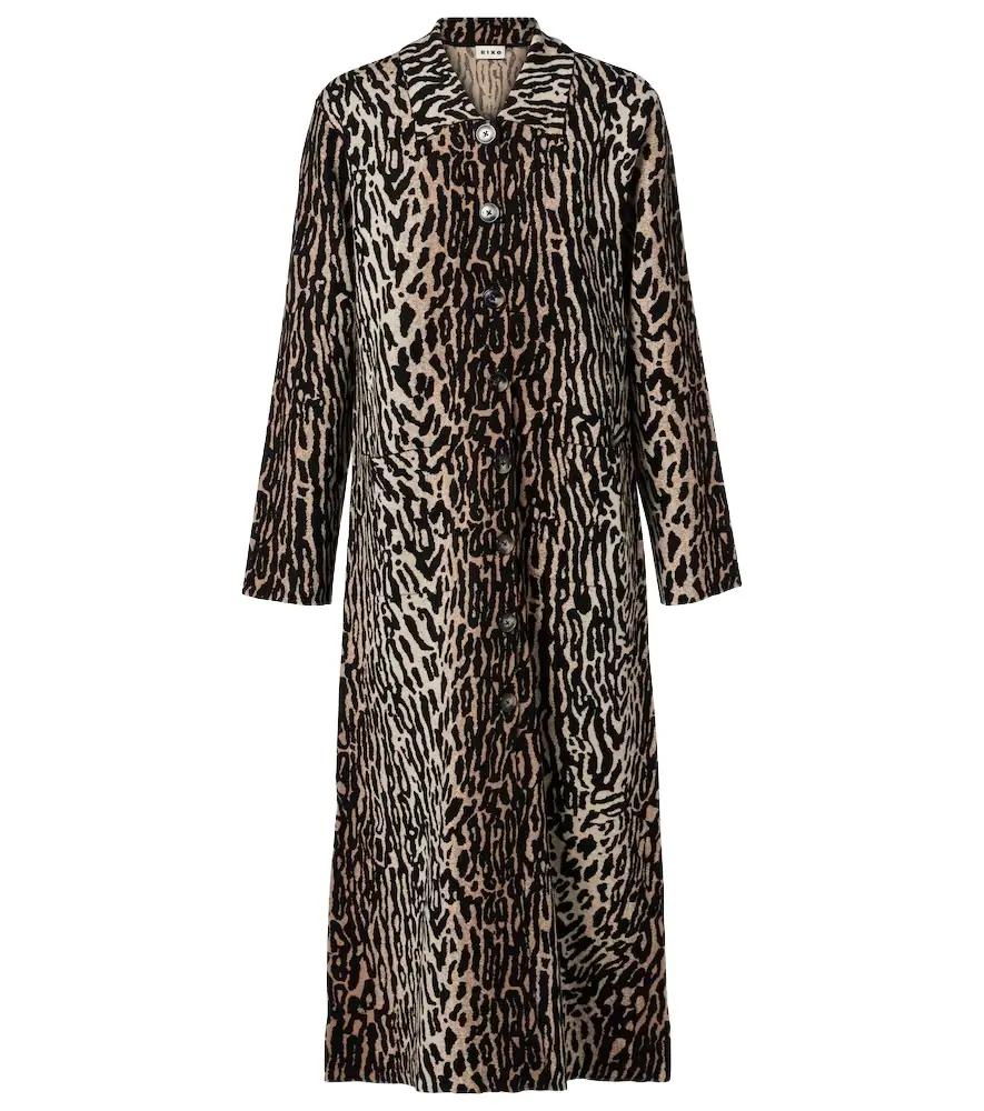 Rixo Jacoba jacquard coat | Image 1 Rixo Jacoba jacquard coat | Image 1