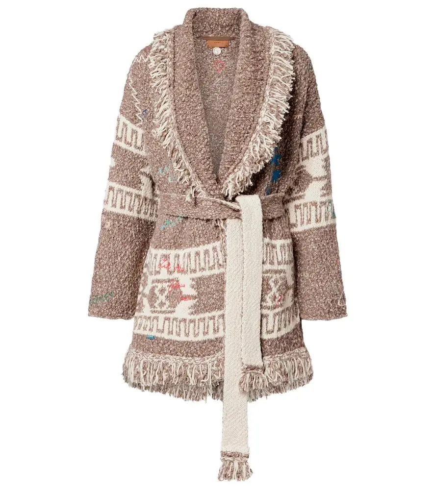 Alanui Written By The Ocean cotton cardigan