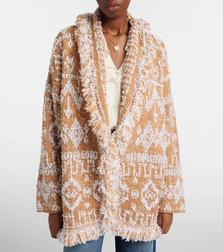 Alanui Send Beat wool-blend cardigan | Thumbnail 2