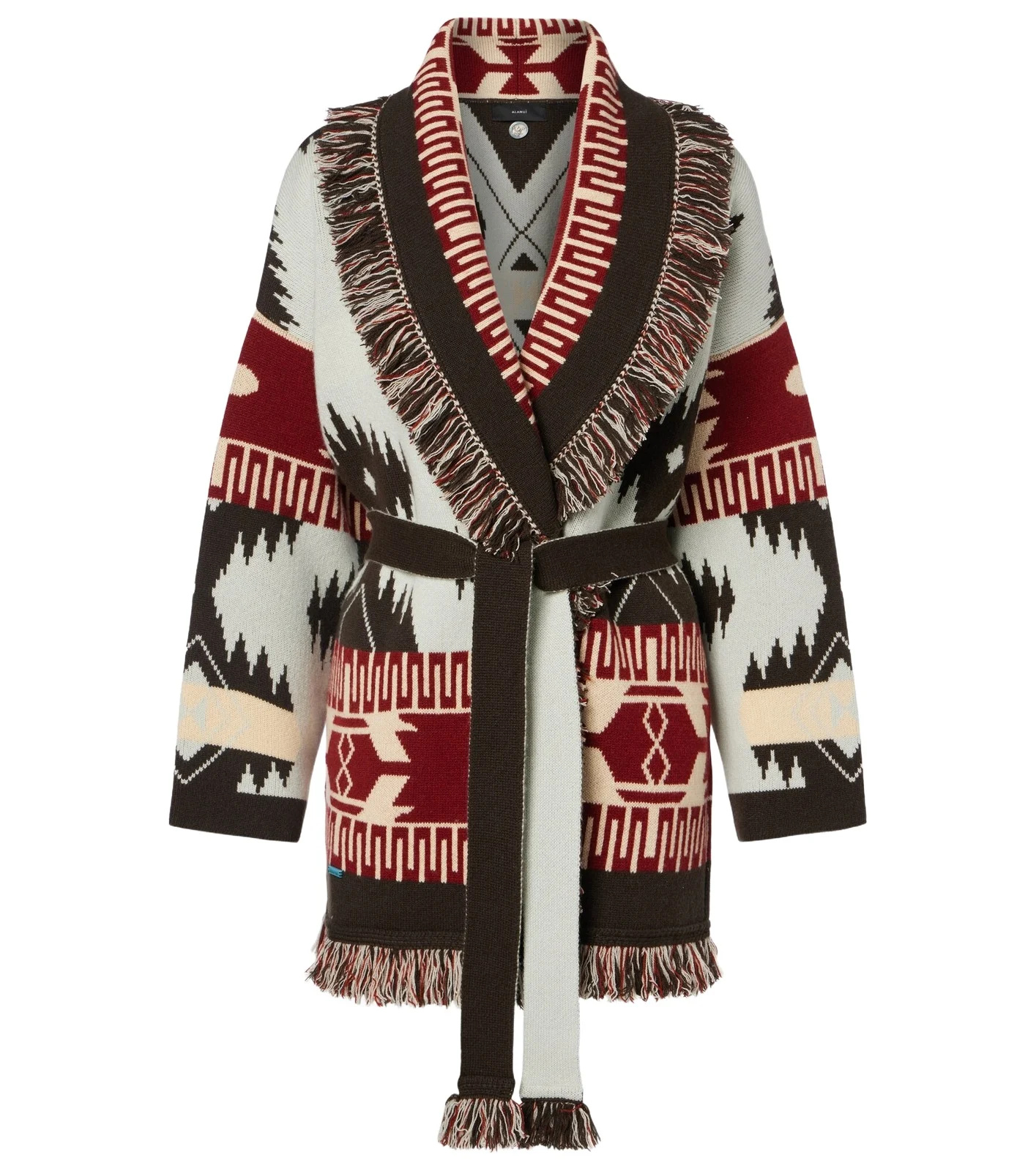 Alanui Icon Jacquard cashmere cardigan