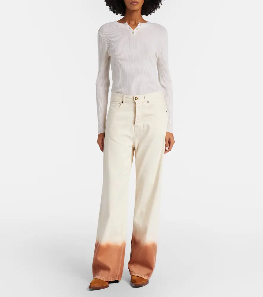 Alanui Shades Of Eden wide-leg jeans | Thumbnail 2 Alanui Shades Of Eden wide-leg jeans | Thumbnail 2