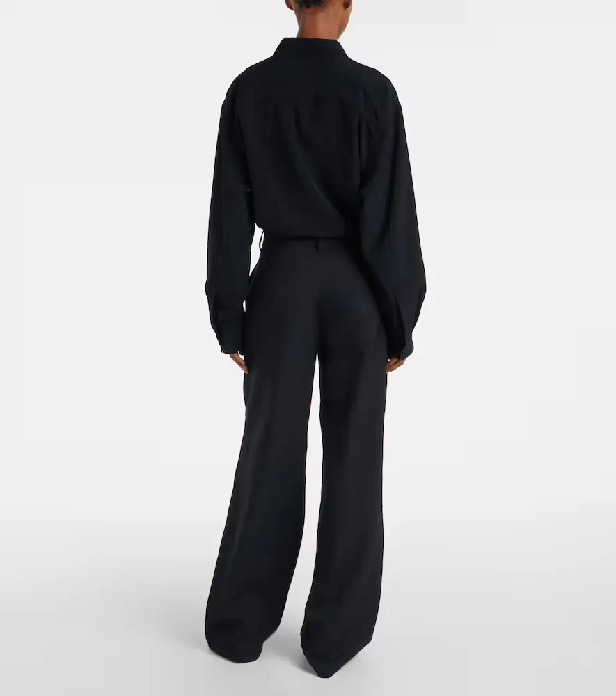 Calvin Klein Collection Simone wool wide-leg pants | Thumbnail 4