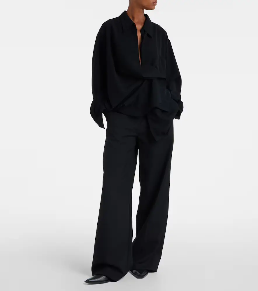 Calvin Klein Collection Simone wool wide-leg pants | Thumbnail 6