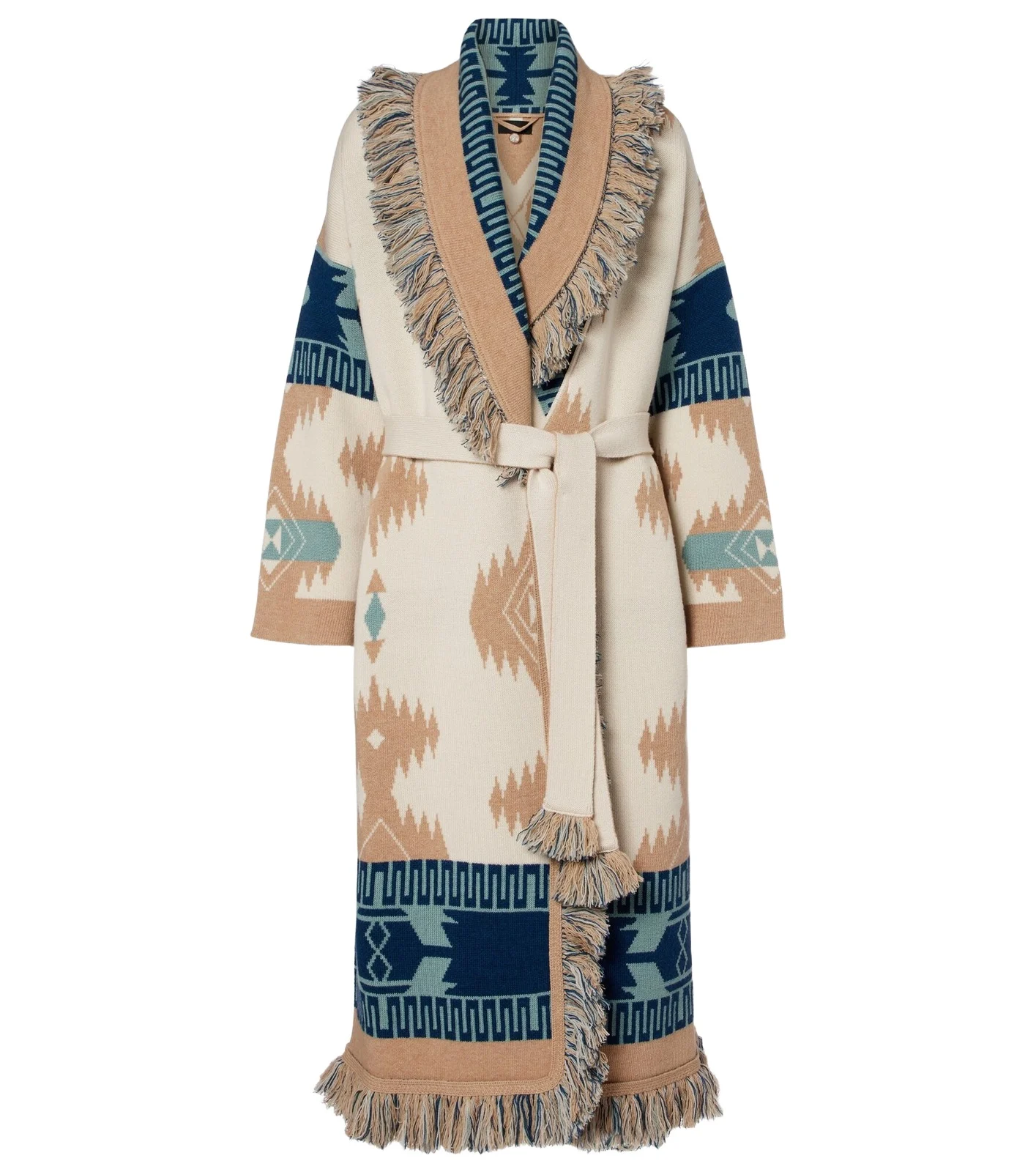 Icon jacquard virgin wool cardigan Icon jacquard virgin wool cardigan