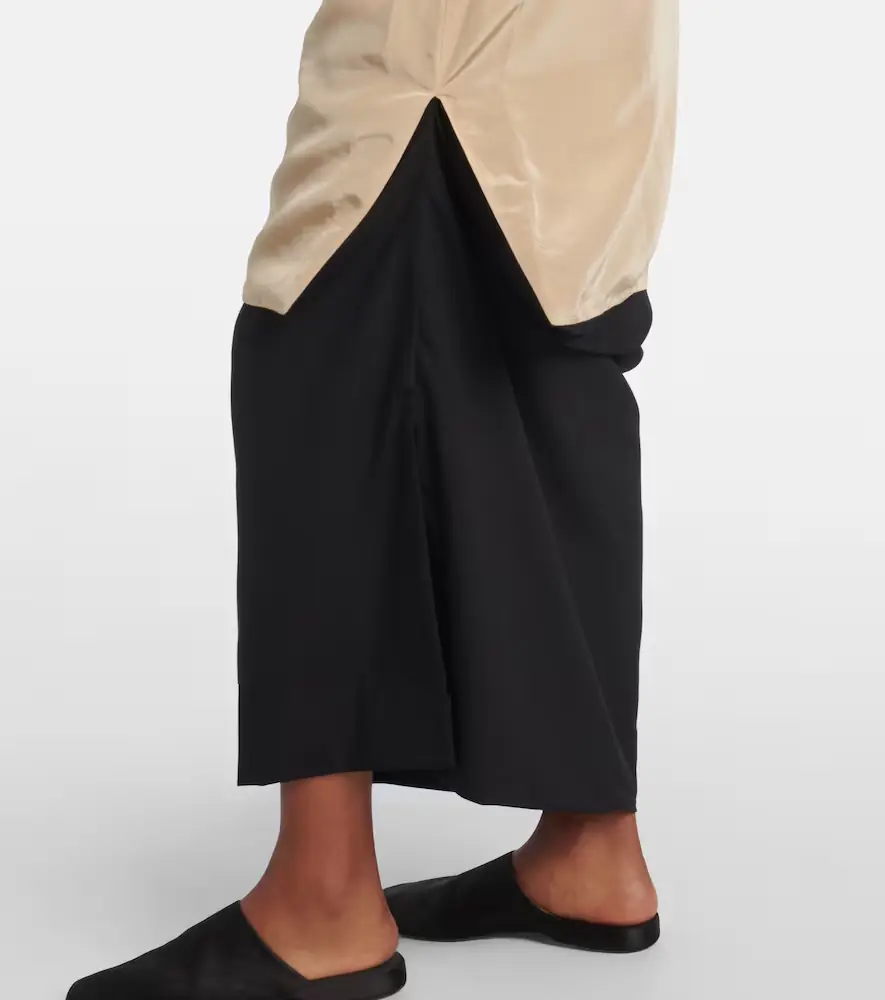 Calvin Klein Collection Tyler layered wool and silk maxi skirt | Thumbnail 3 Calvin Klein Collection Tyler layered wool and silk maxi skirt | Thumbnail 3