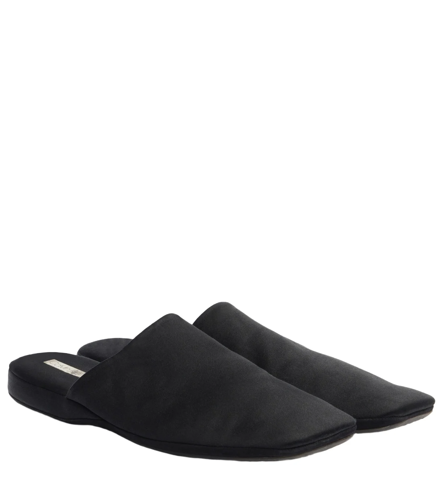 Hugh satin mules