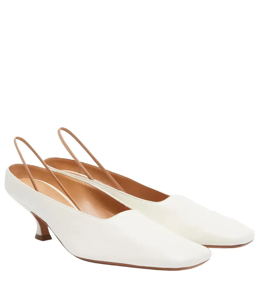 Calvin Klein Collection Anna leather slingback pumps | Image 1 Calvin Klein Collection Anna leather slingback pumps | Image 1