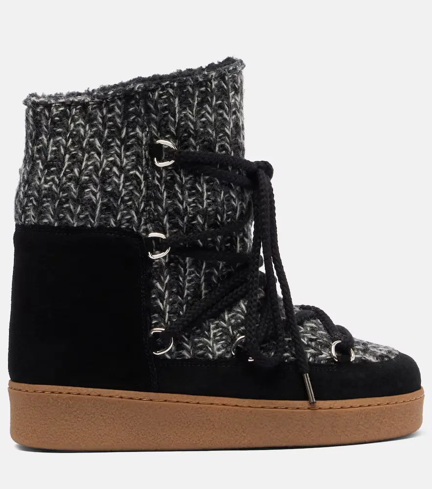 Isabel Marant Suede-trimmed snow boots | Thumbnail 3 Isabel Marant Suede-trimmed snow boots | Thumbnail 3