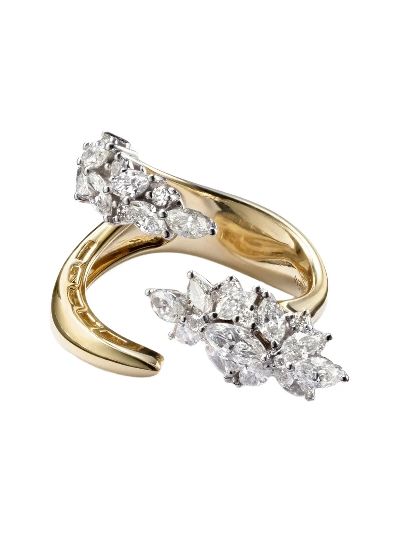 Golden Strada 18kt yellow and white gold ring with diamonds Golden Strada 18kt yellow and white gold ring with diamonds
