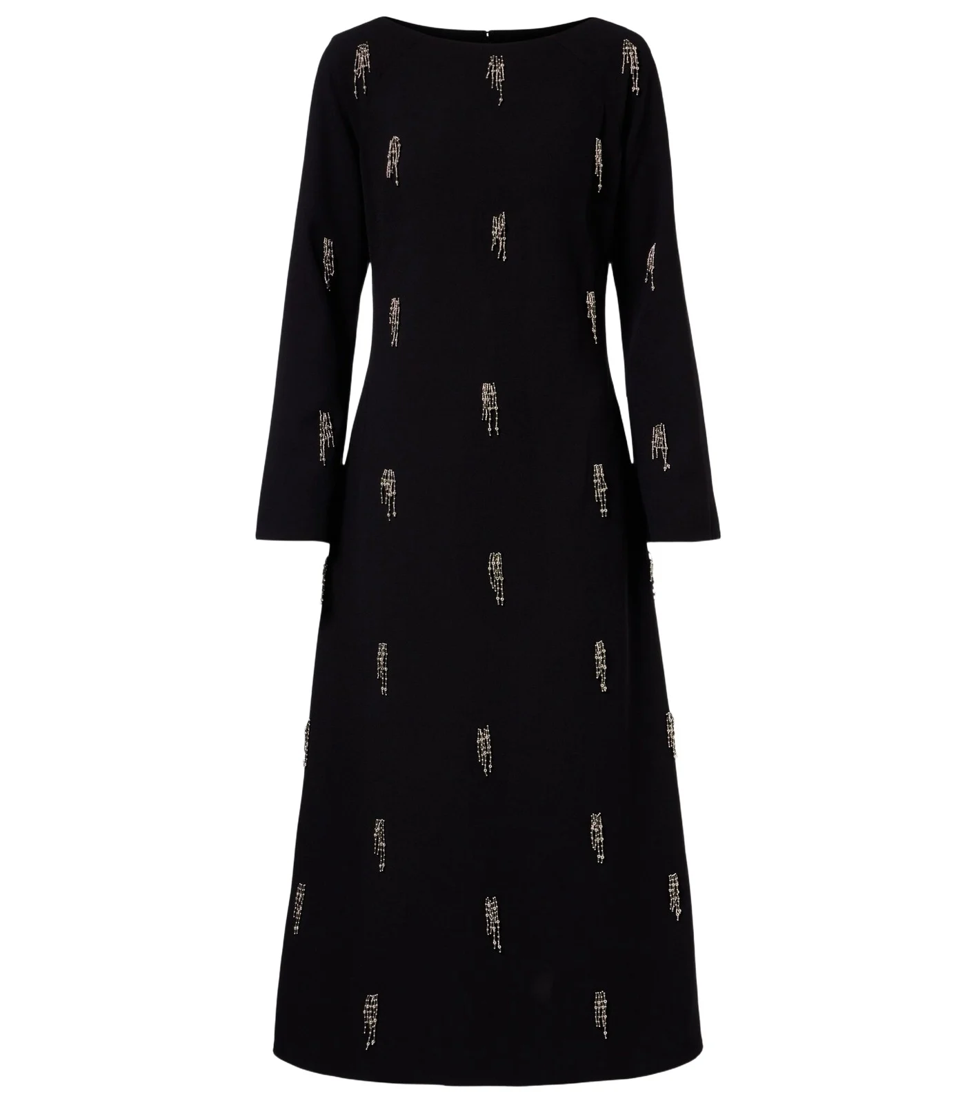 Coretta embellished crêpe midi dress Coretta embellished crêpe midi dress