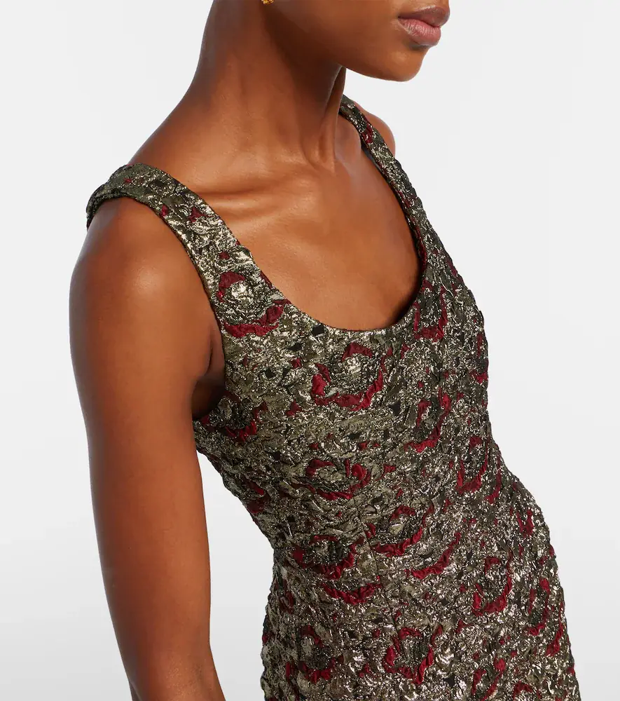 Simkhai Ravenna jacquard midi dress | Thumbnail 2 Simkhai Ravenna jacquard midi dress | Thumbnail 2
