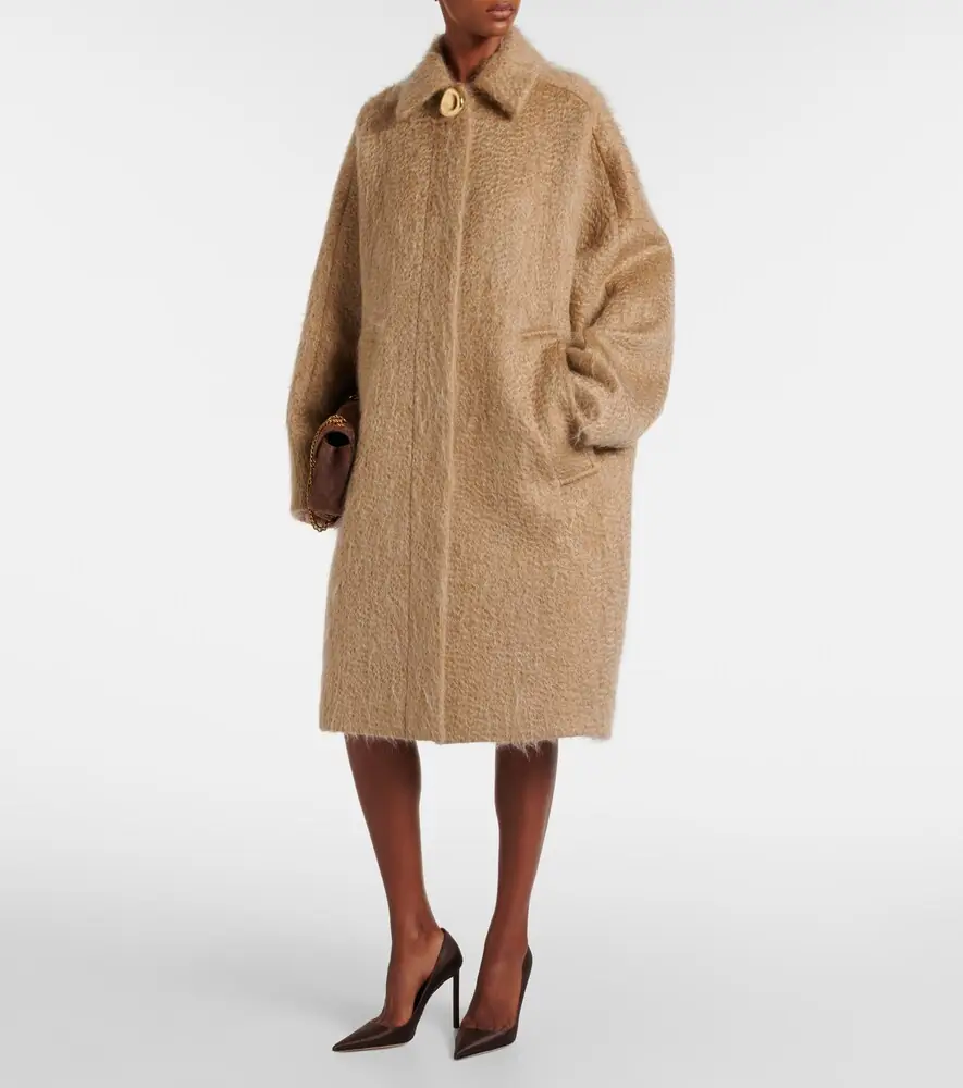 Joseph Alger wool and mohair-blend coat | Thumbnail 3 Joseph Alger wool and mohair-blend coat | Thumbnail 3