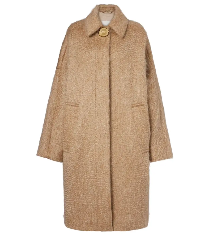 Joseph Alger wool and mohair-blend coat