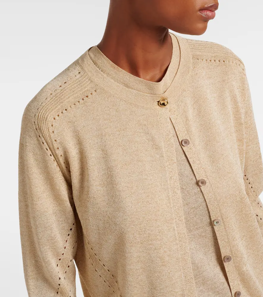 Joseph Tasse lamé cardigan | Thumbnail 2 Joseph Tasse lamé cardigan | Thumbnail 2