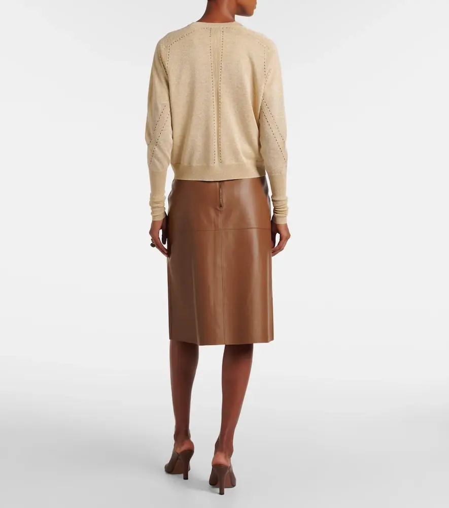 Joseph Tasse lamé cardigan | Thumbnail 4 Joseph Tasse lamé cardigan | Thumbnail 4