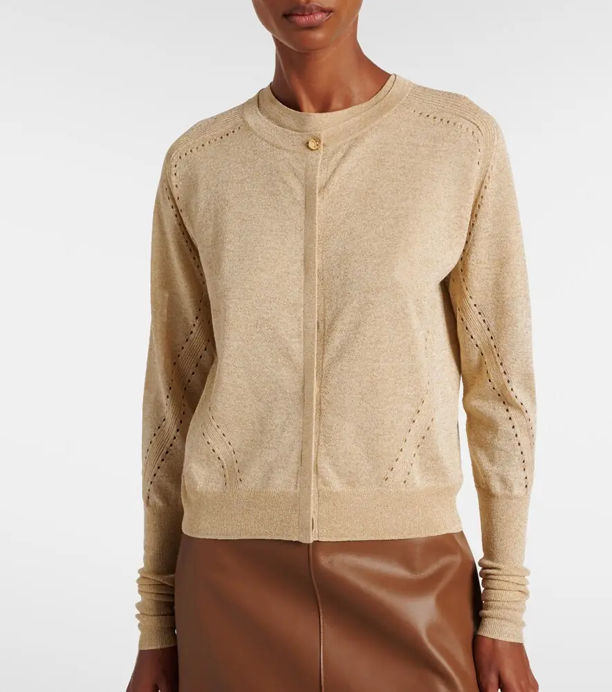 Joseph Tasse lamé cardigan | Thumbnail 5 Joseph Tasse lamé cardigan | Thumbnail 5