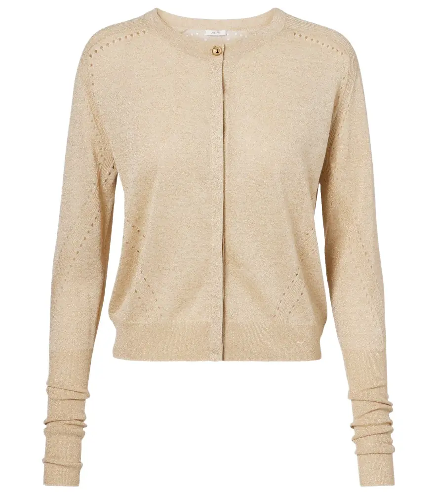 Tasse lamé cardigan Tasse lamé cardigan