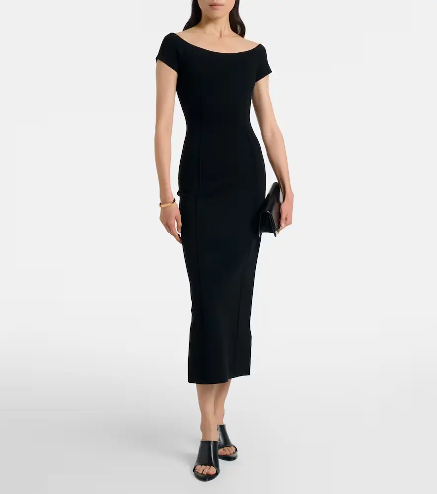 Joseph Foin midi dress | Thumbnail 4 Joseph Foin midi dress | Thumbnail 4