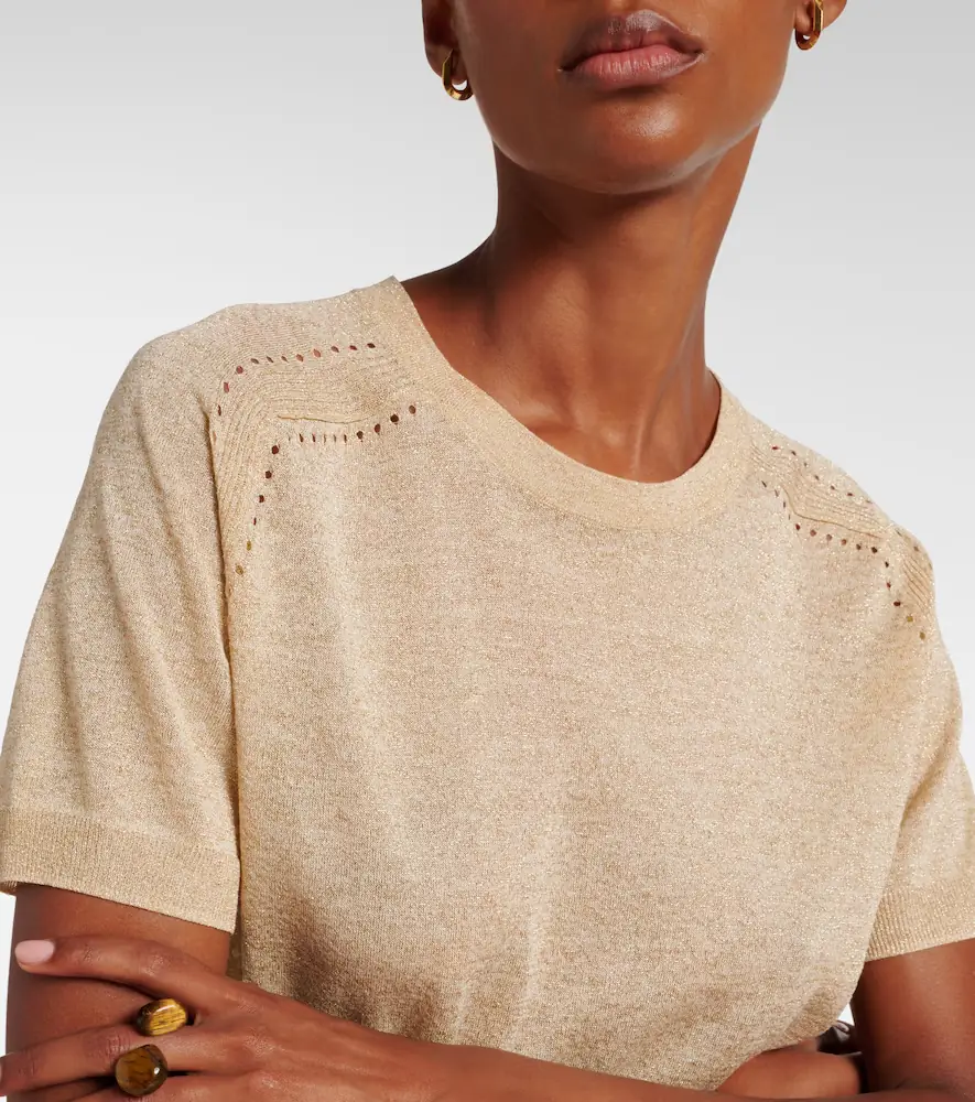 Joseph Lille knitted lamé top | Thumbnail 3 Joseph Lille knitted lamé top | Thumbnail 3