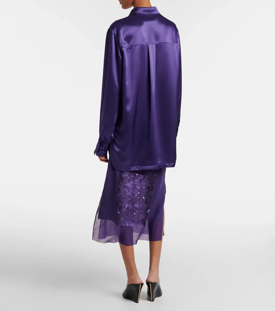 Joseph Dieu satin blouse | Thumbnail 6