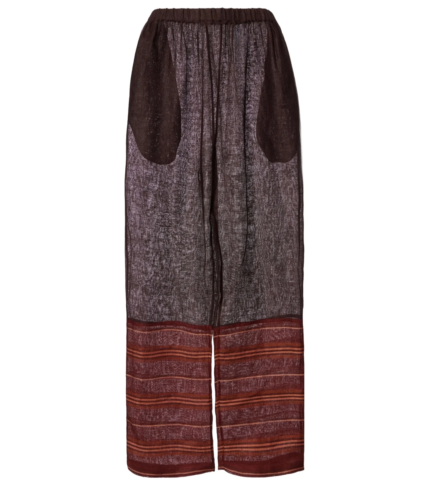 Striped cropped linen pants Striped cropped linen pants