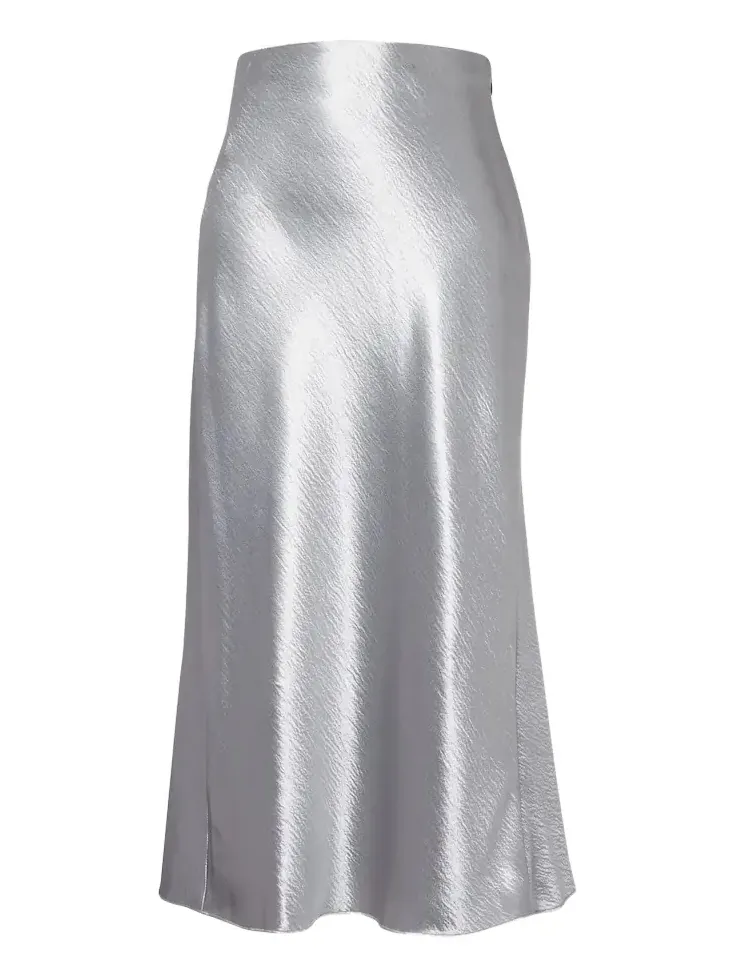 Satin midi skirt Satin midi skirt