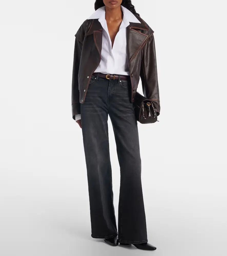 7 For All Mankind Lotta high-rise wide-leg jeans | Thumbnail 5 7 For All Mankind Lotta high-rise wide-leg jeans | Thumbnail 5