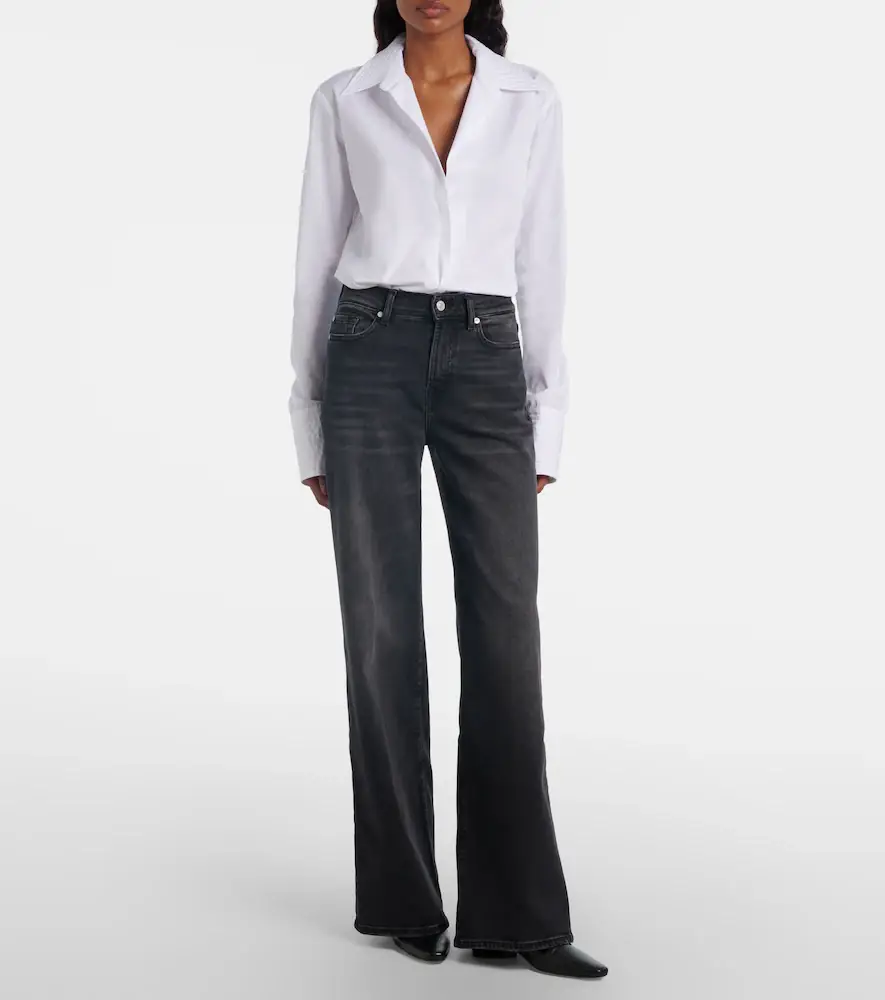 7 For All Mankind Lotta high-rise wide-leg jeans | Thumbnail 7 7 For All Mankind Lotta high-rise wide-leg jeans | Thumbnail 7