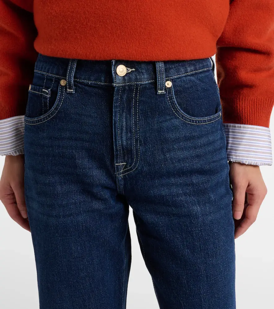 7 For All Mankind Tess high-rise straight jeans | Thumbnail 2