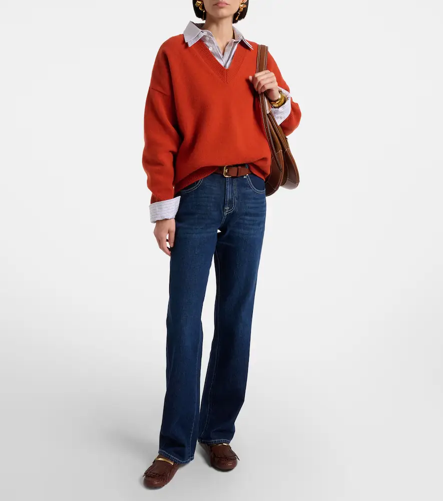 7 For All Mankind Tess high-rise straight jeans | Thumbnail 6