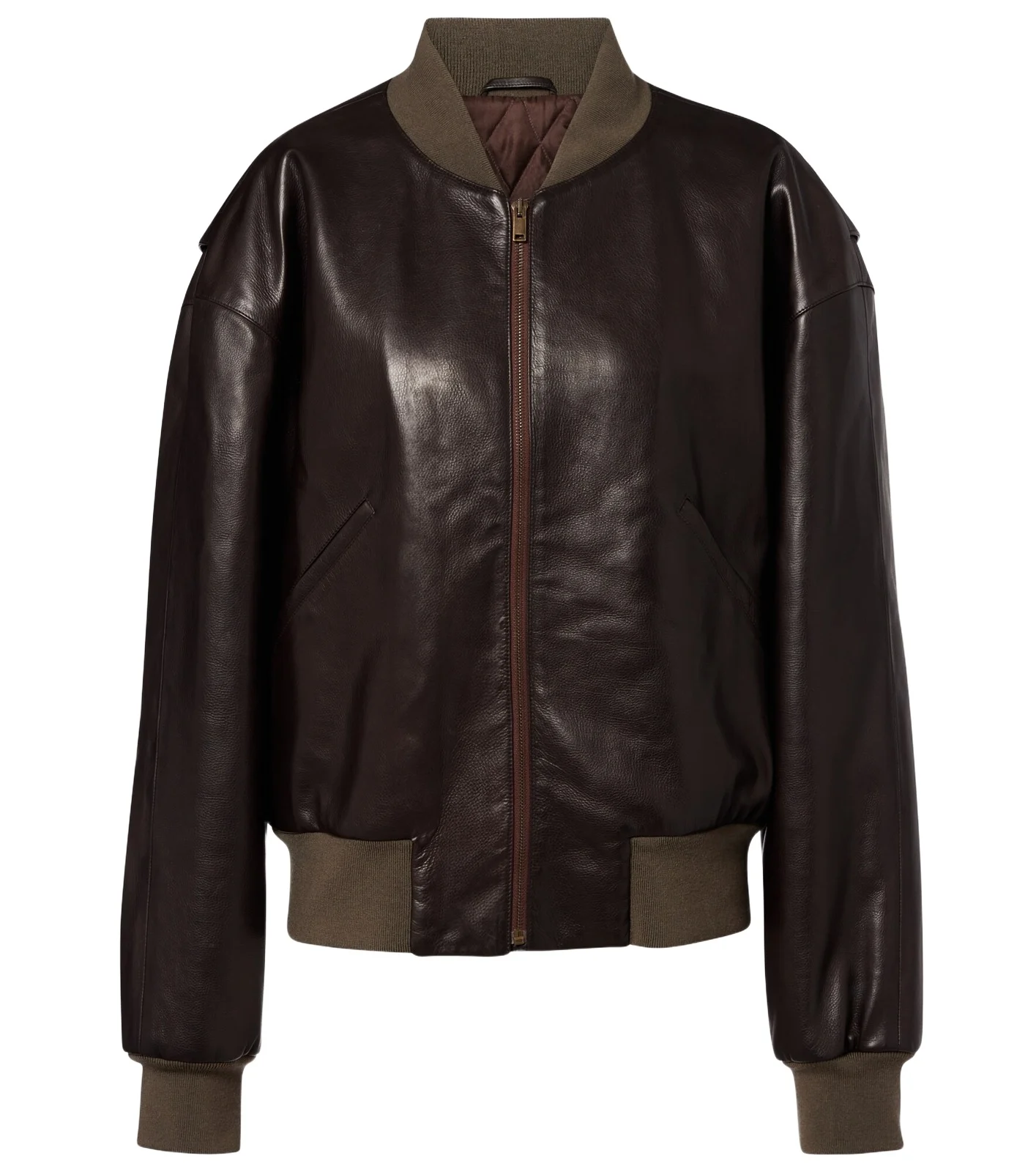 Morisel leather bomber jacket