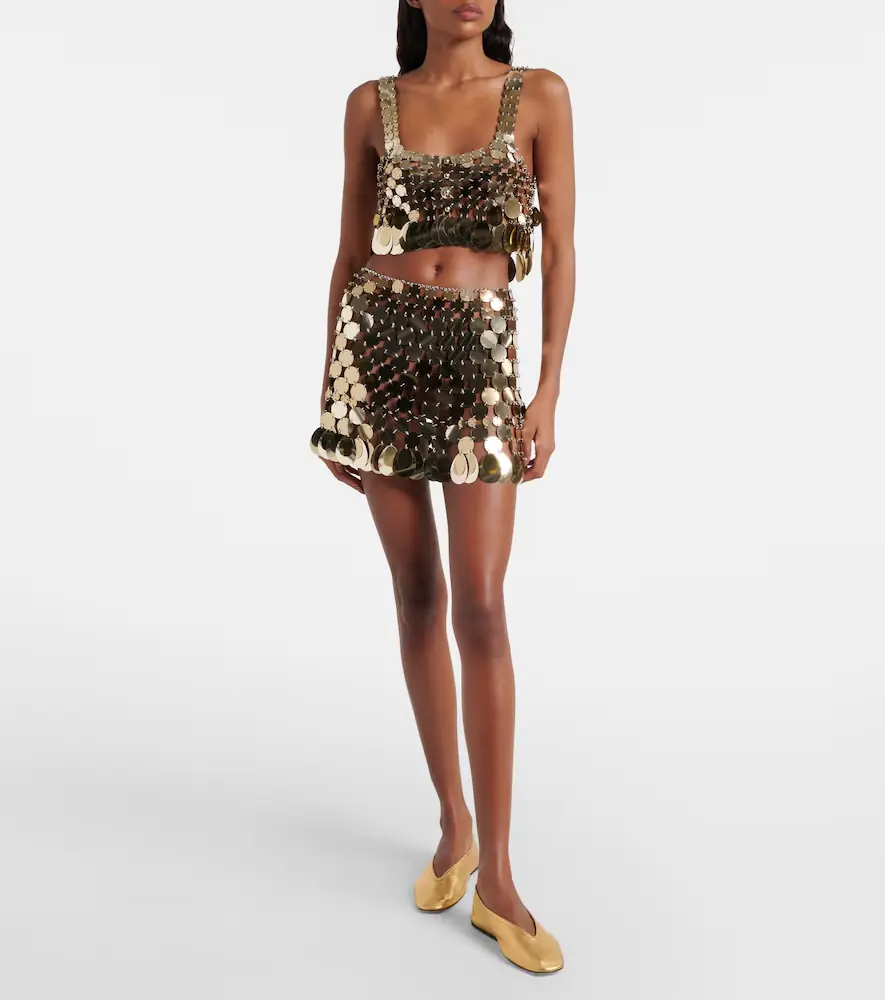 Rabanne Sequined miniskirt | Thumbnail 3 Rabanne Sequined miniskirt | Thumbnail 3