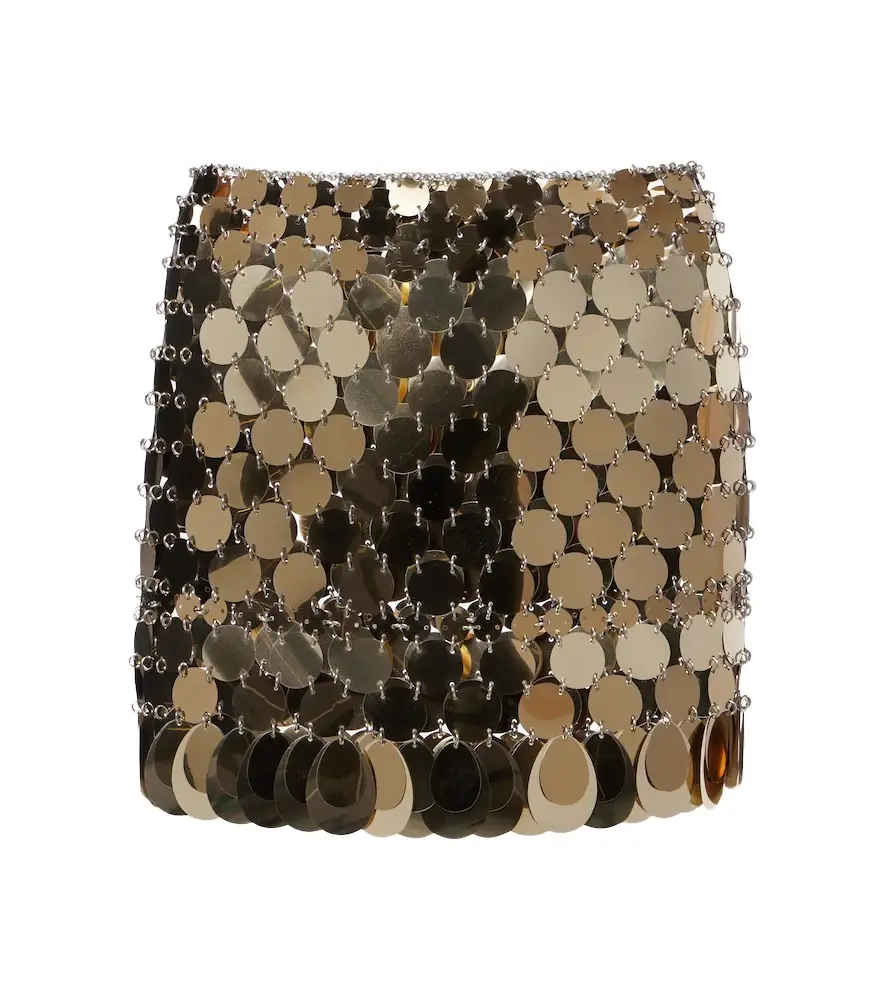 Rabanne Sequined miniskirt
