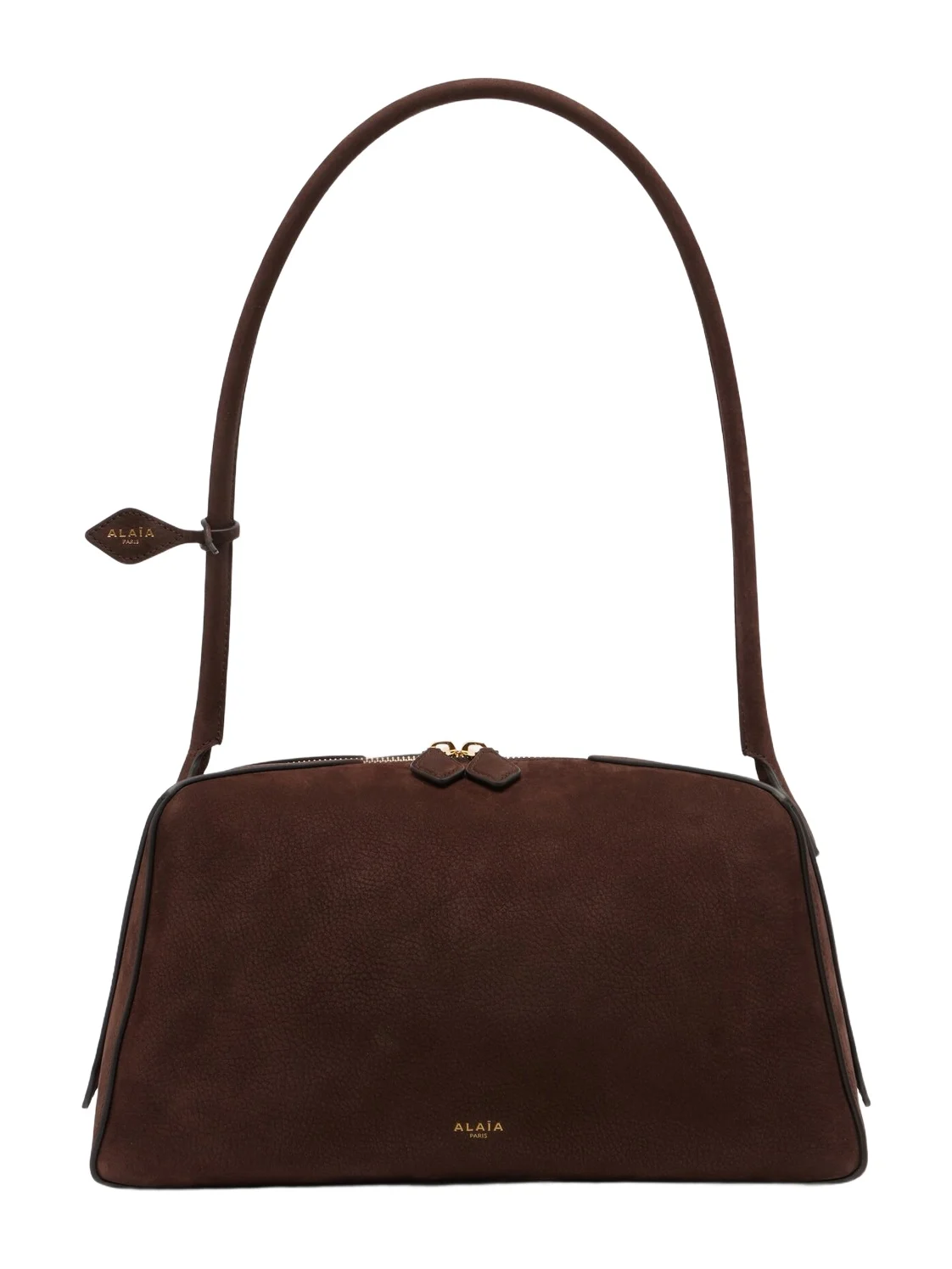 Le Bouledogue Medium leather shoulder bag
