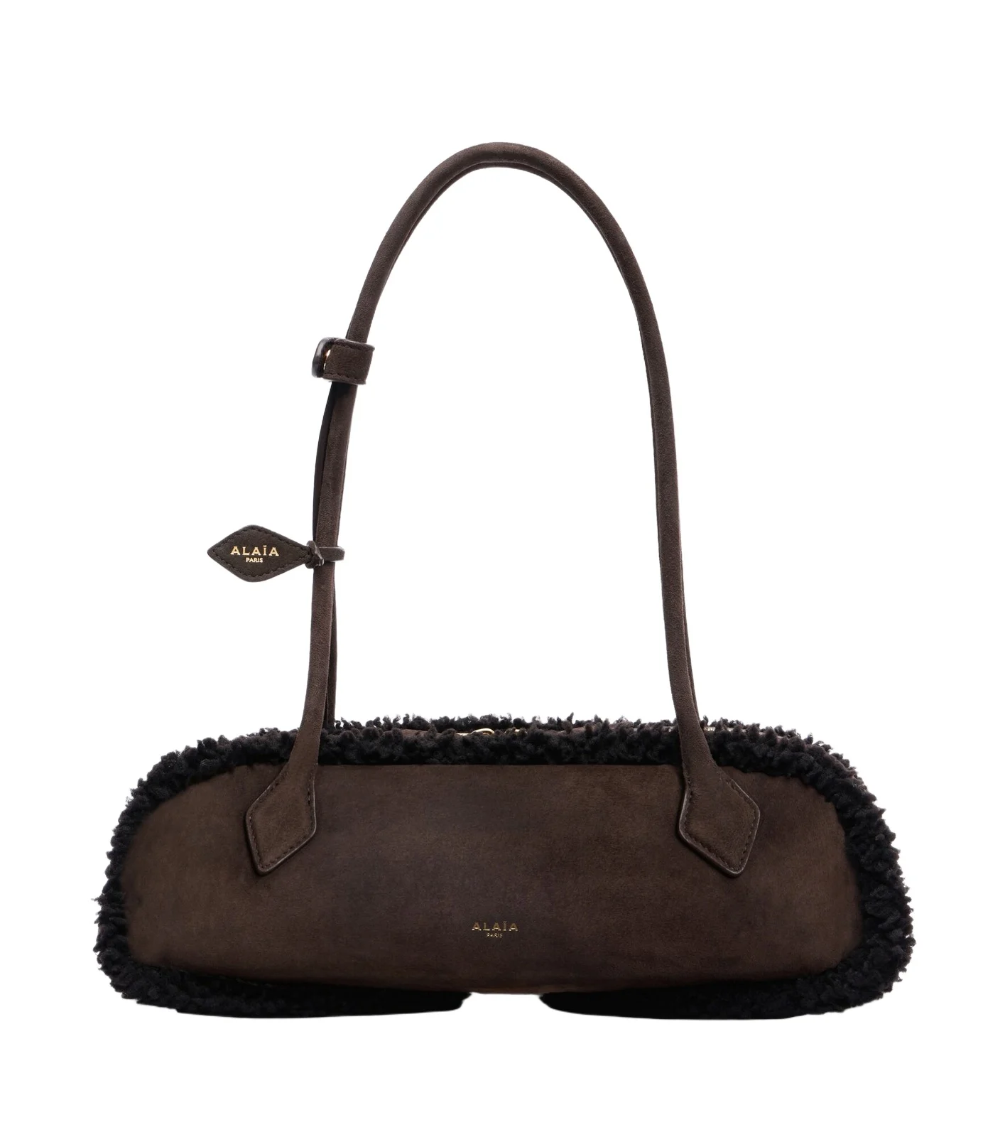 ALAÏA Le Teckel Medium suede shoulder bag ALAÏA Le Teckel Medium suede shoulder bag