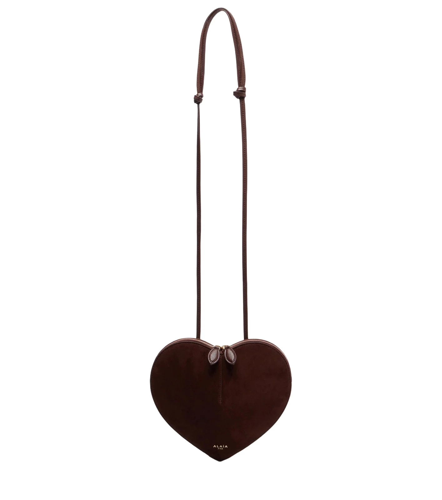 Le Coeur Small leather and suede crossbody bag Le Coeur Small leather and suede crossbody bag